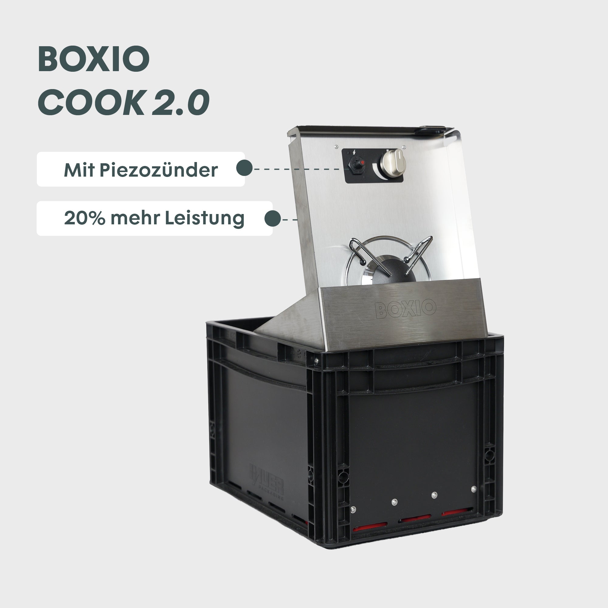 Camping-Kochset I BOXIO COOK MAX+
