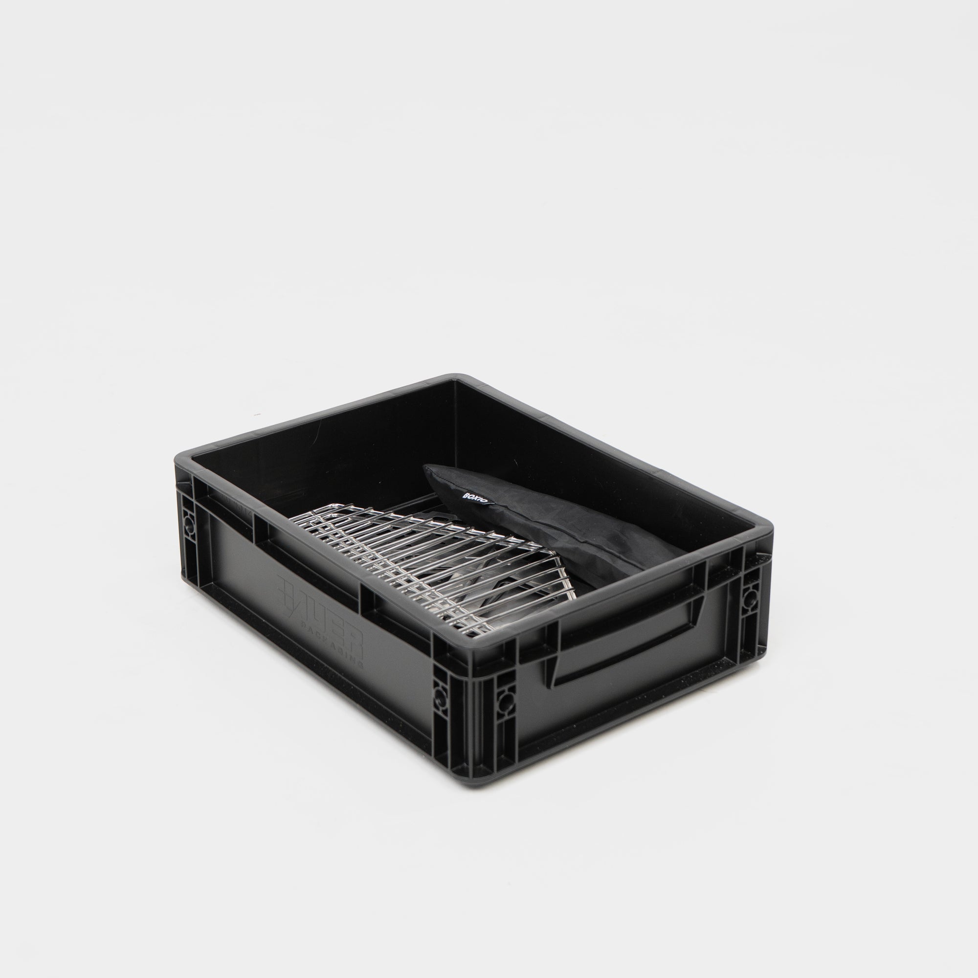 BOXIO FIRE BUNDLE I Feuerschale mit Grill in Eurobox