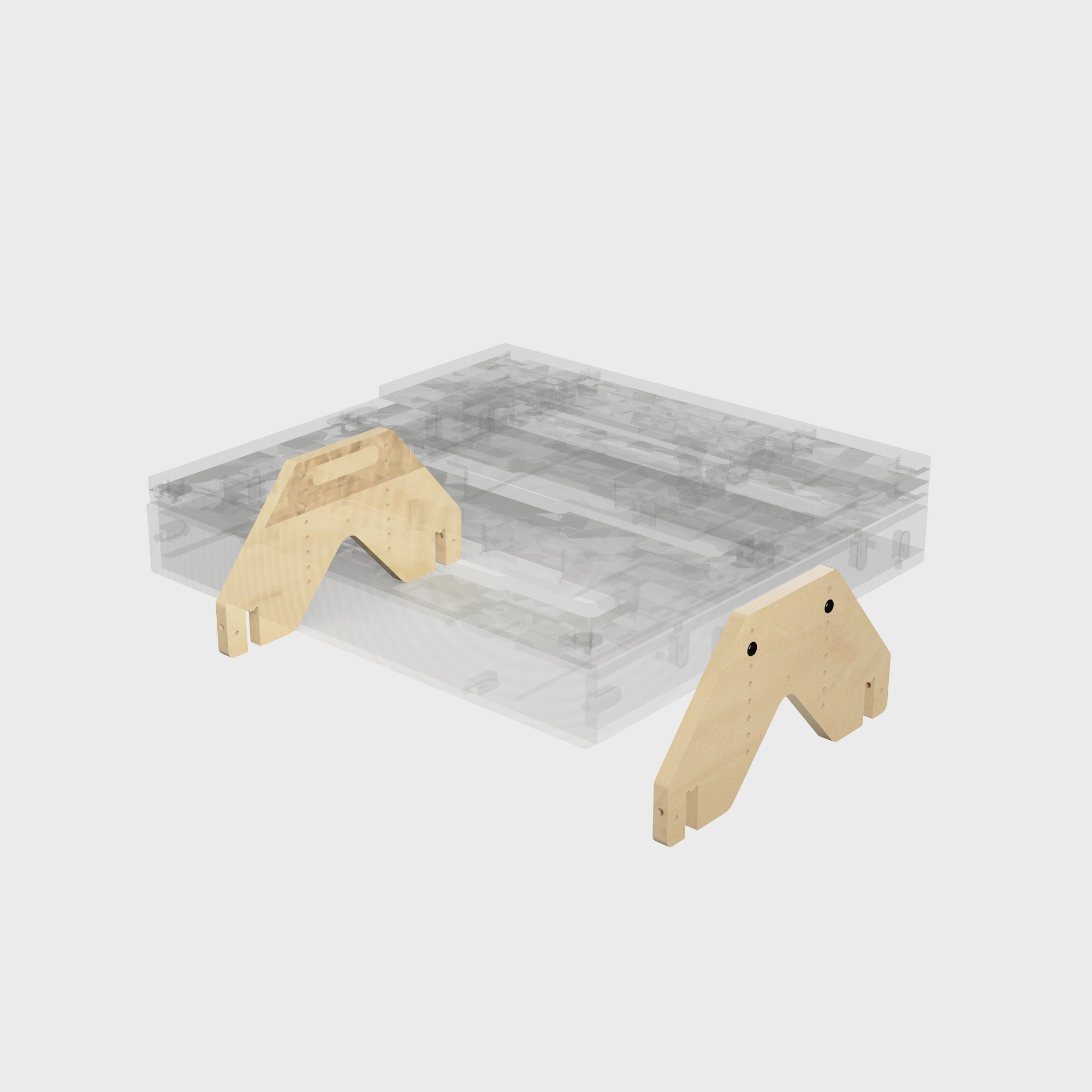 BOXIO RACK FOOT I Höhenverstellbarer Fuß