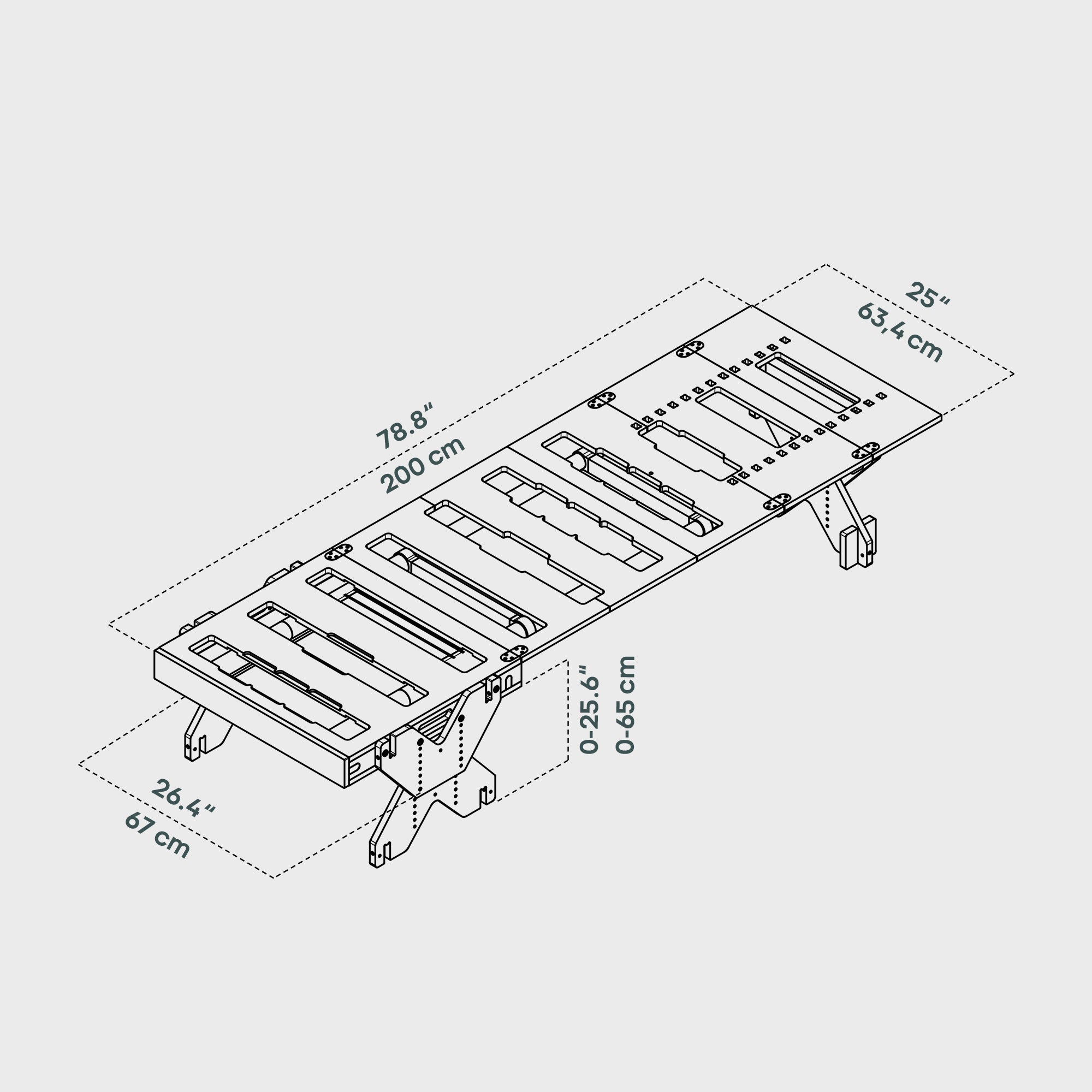 BOXIO RACK BED S I Modulares Campingbett Minivan
