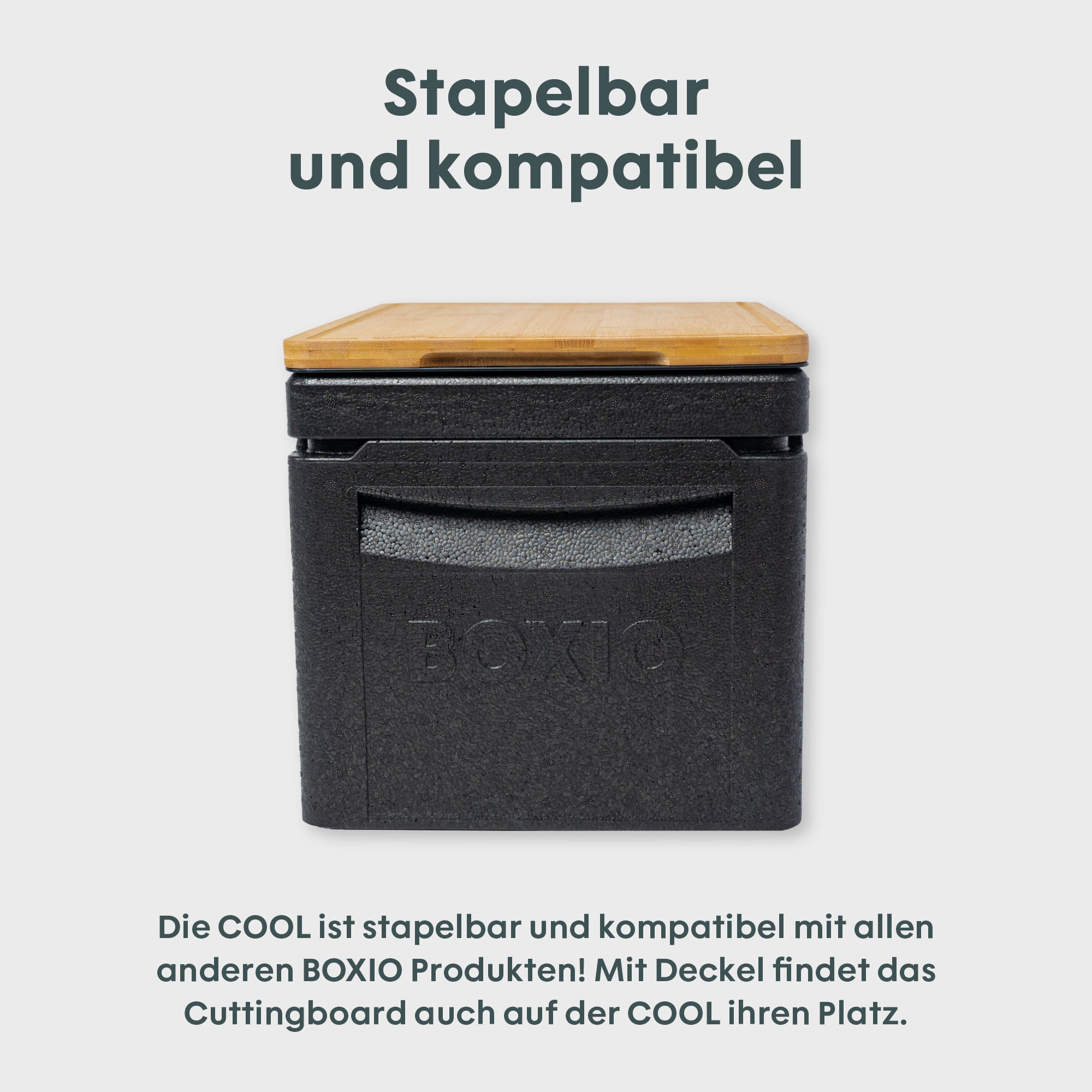 passive Kühlbox stapelbar und Kompatibel 