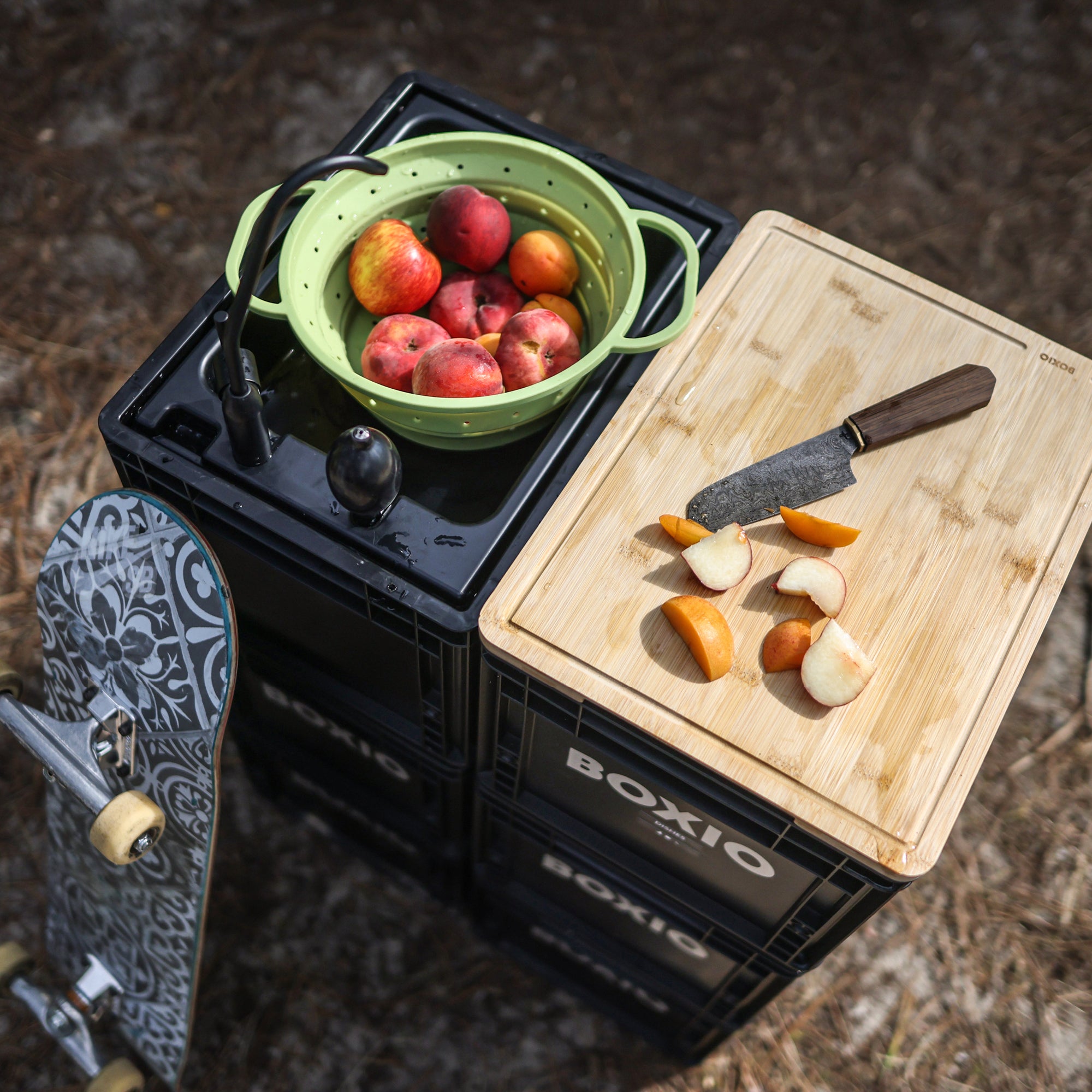 BOXIO WASH ボクシオ　ウォッシュ BOXIO-WASH | Mobile washbasin without electricity, mobile, compact