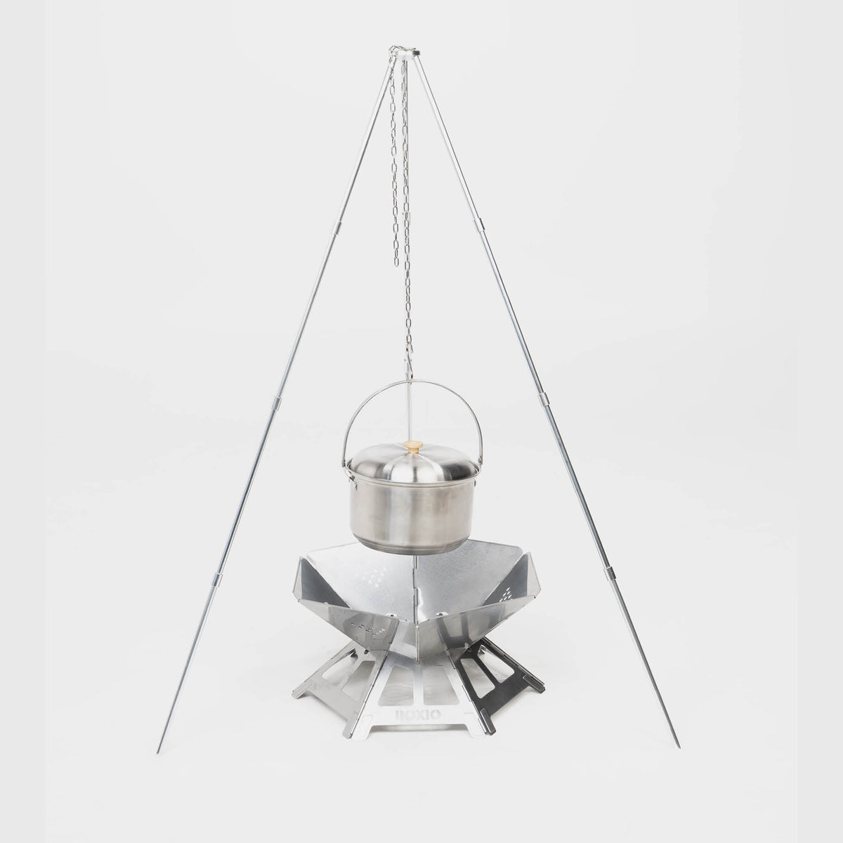 BOXIO FIRE BUNDLE I Fire bowl with grill in Eurobox