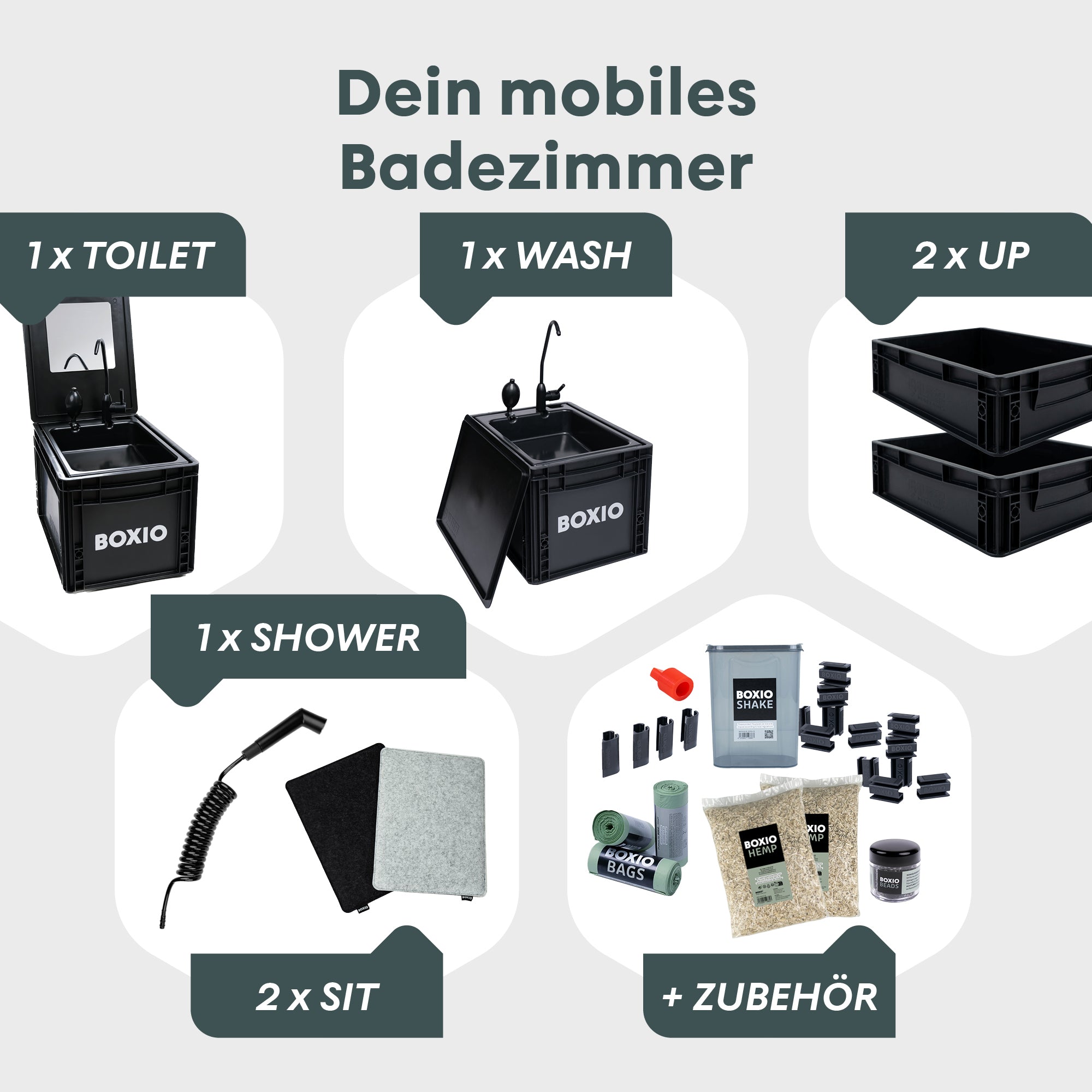 BOXIO SANITARY | Mobiles Badezimmer