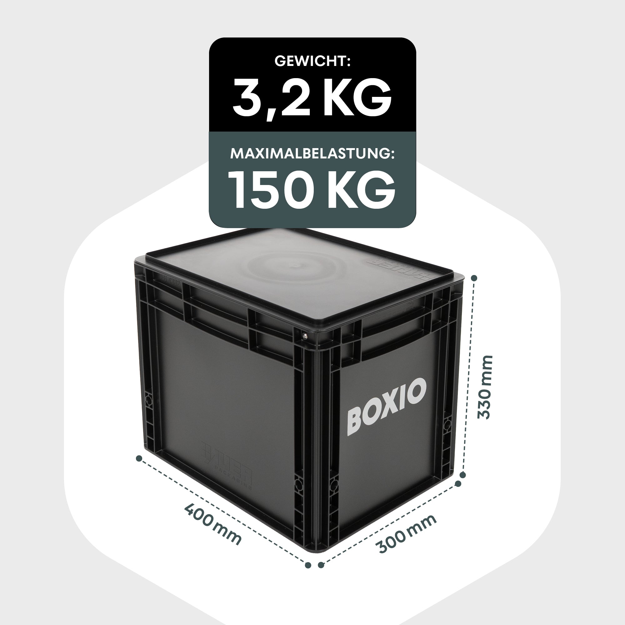 BOXIO TOILET XL Max+ I Trenntoilette Komplettset