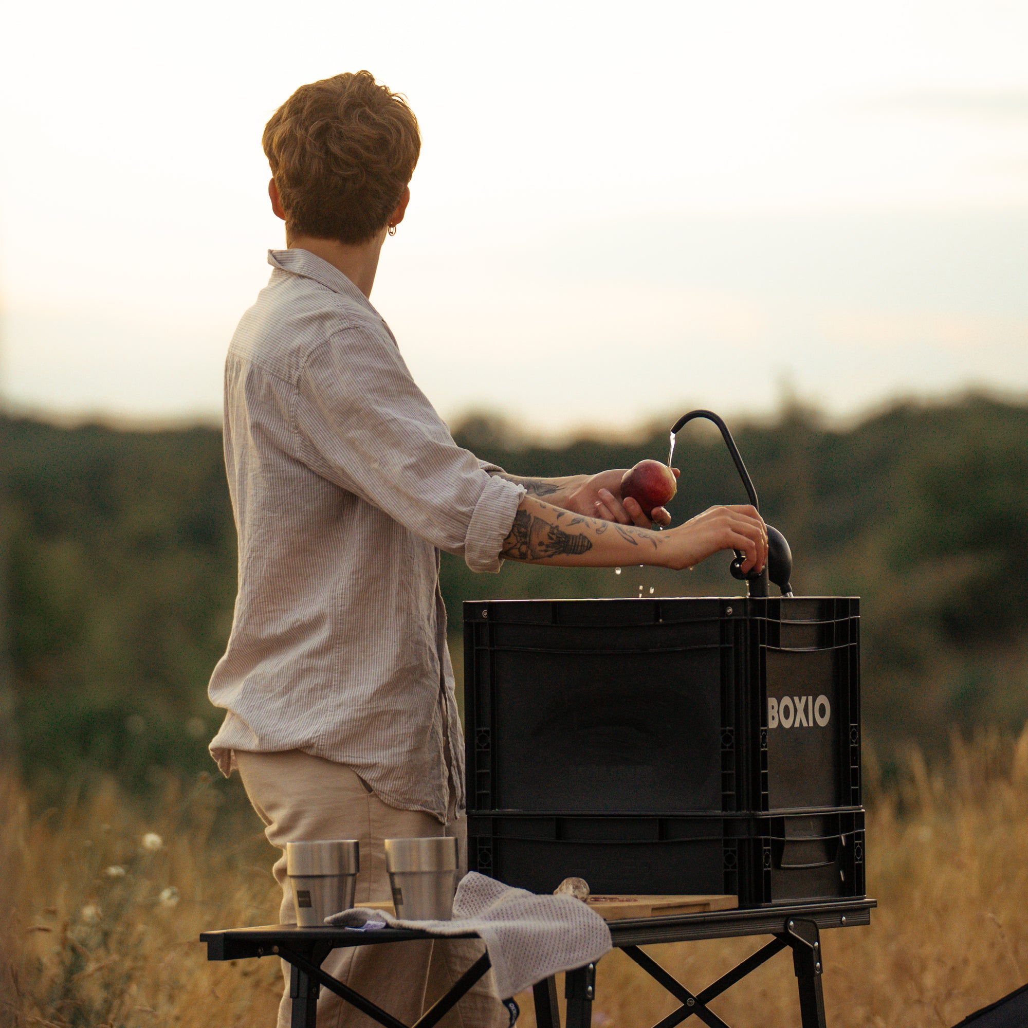 MOBILE WASHING BASIN| BOXIO: Starter set, without electricity