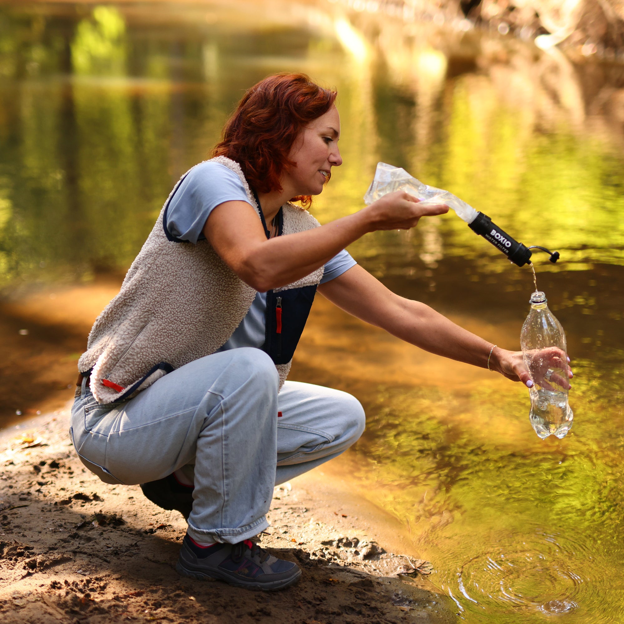 Mobiler Wasserfilter Outdoor I BOXIO WATER FILTER