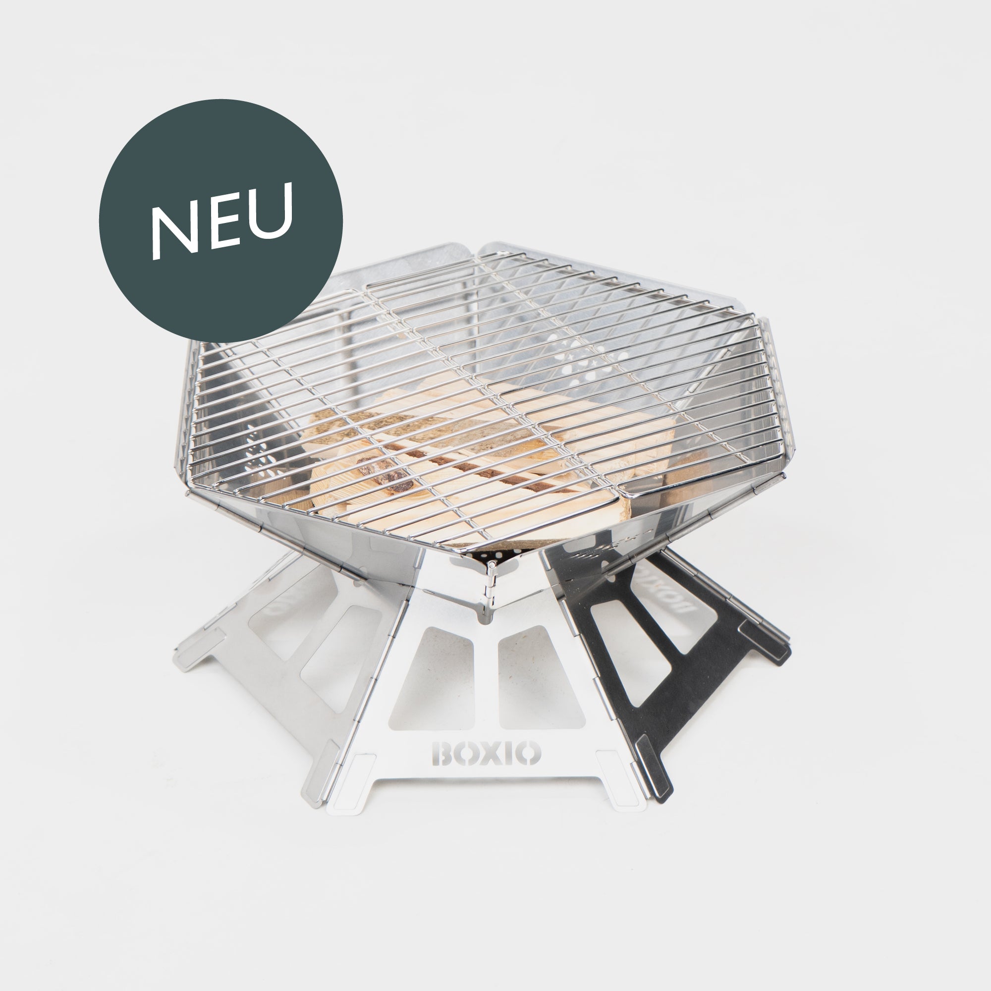 BOXIO FIRE I Feuerschale mit Grill